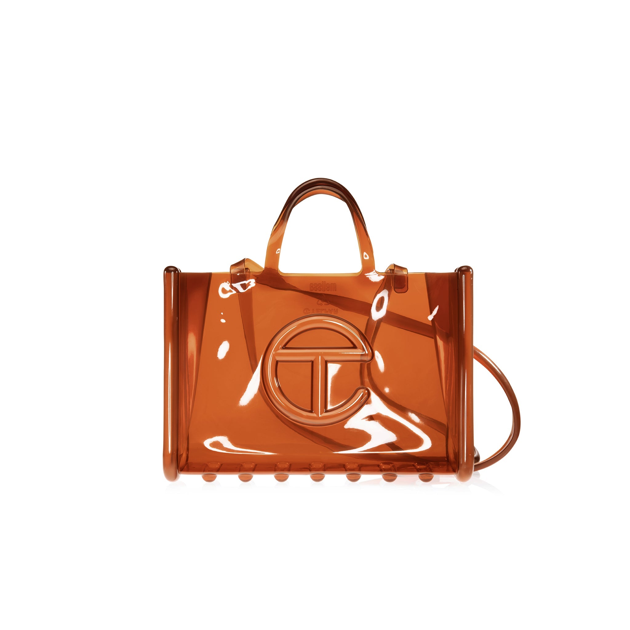 Melissa x Telfar Large Jelly Shopper – Clear Brown