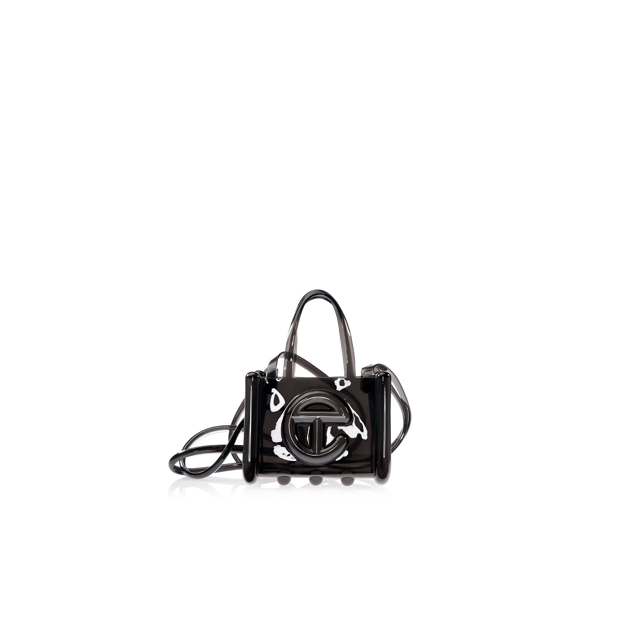 Melissa x Telfar Small Jelly Shopper – Clear Black