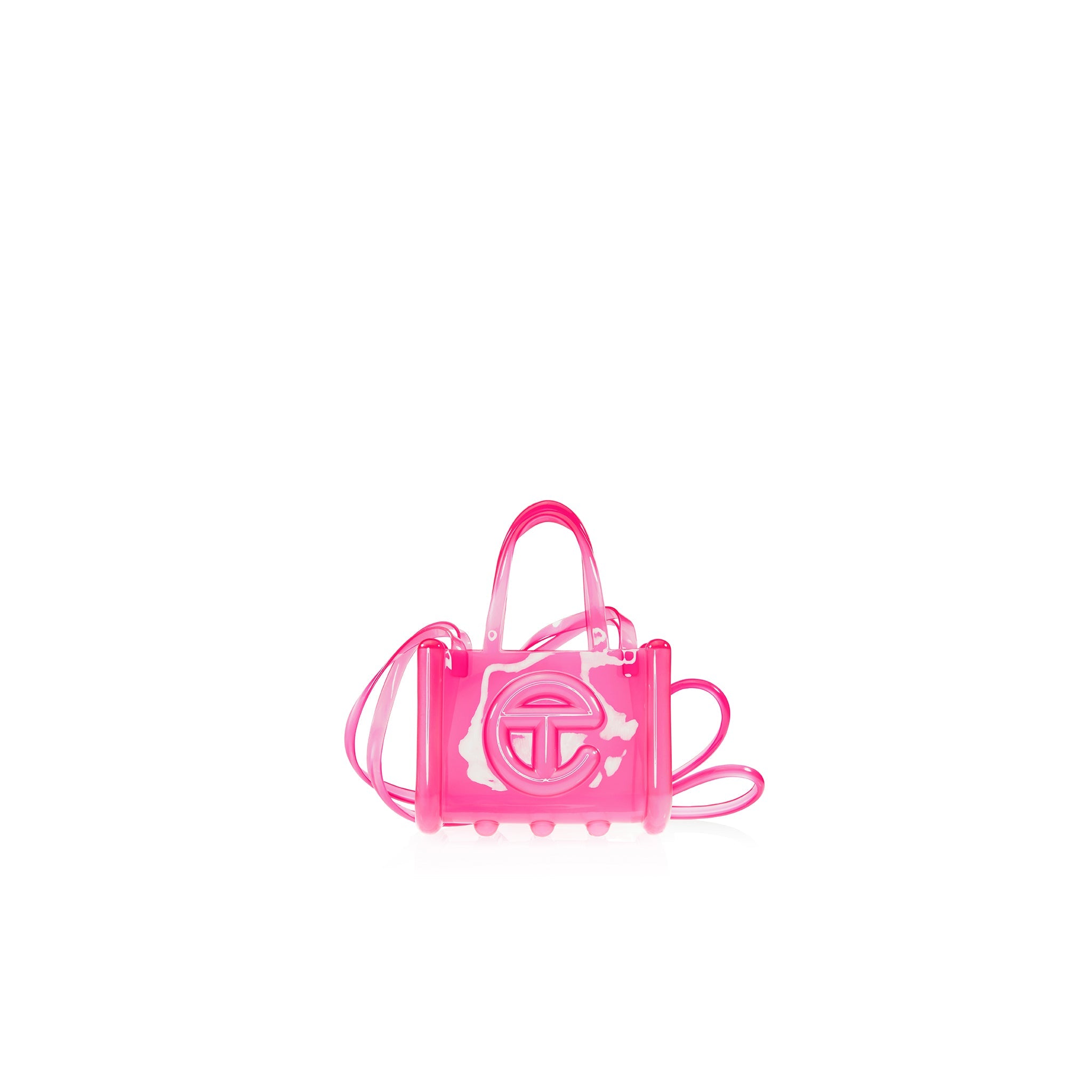 Melissa x Telfar Small Jelly Shopper – Clear Pink