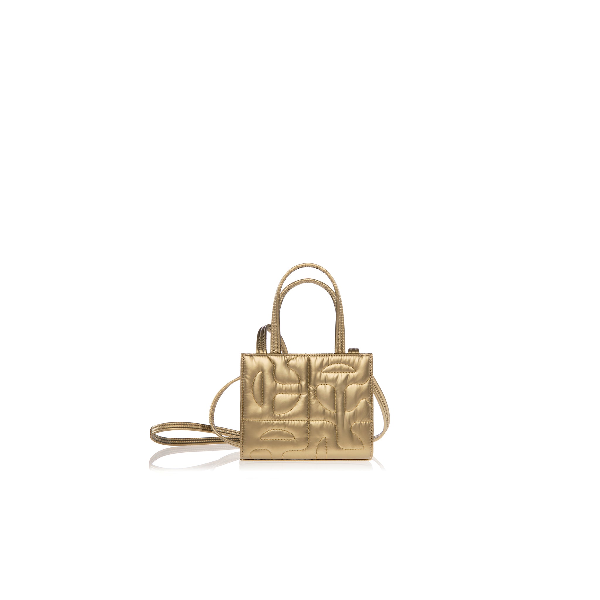 Moose Knuckles x Telfar Quilted Small Shopper – Gold