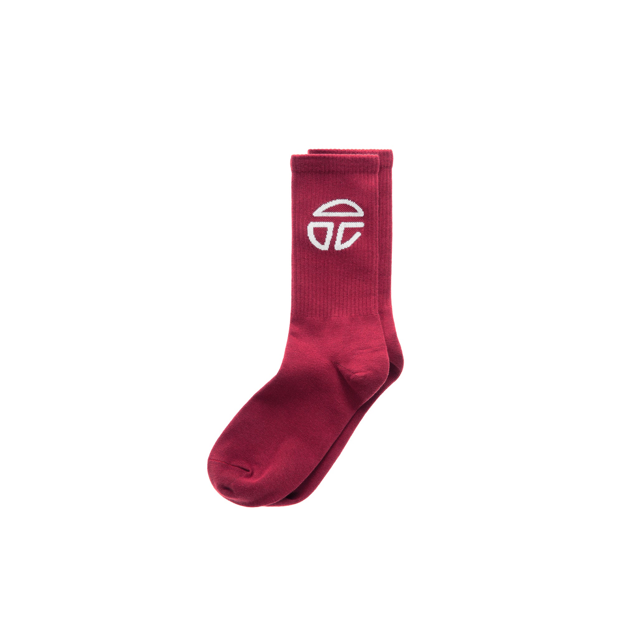 Athletic Logo Socks – Oxblood