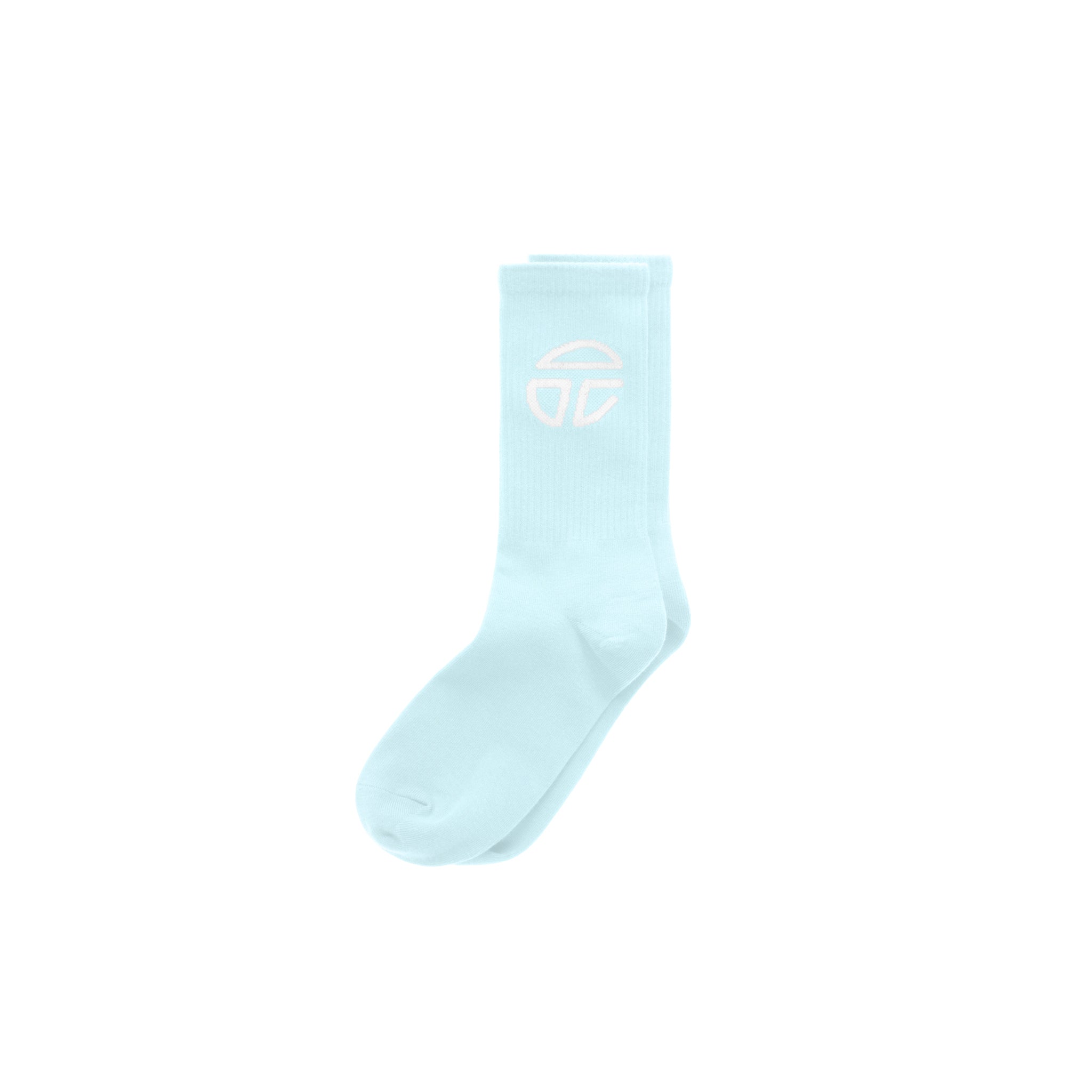 Athletic Logo Socks – Pool Blue