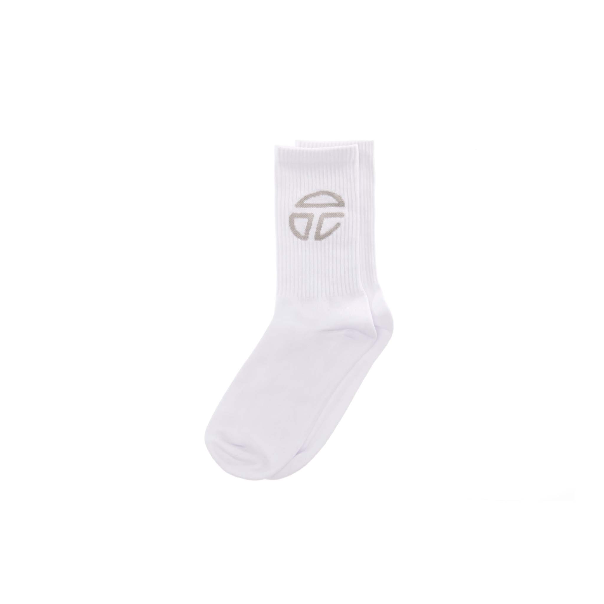 Athletic Logo Socks – White