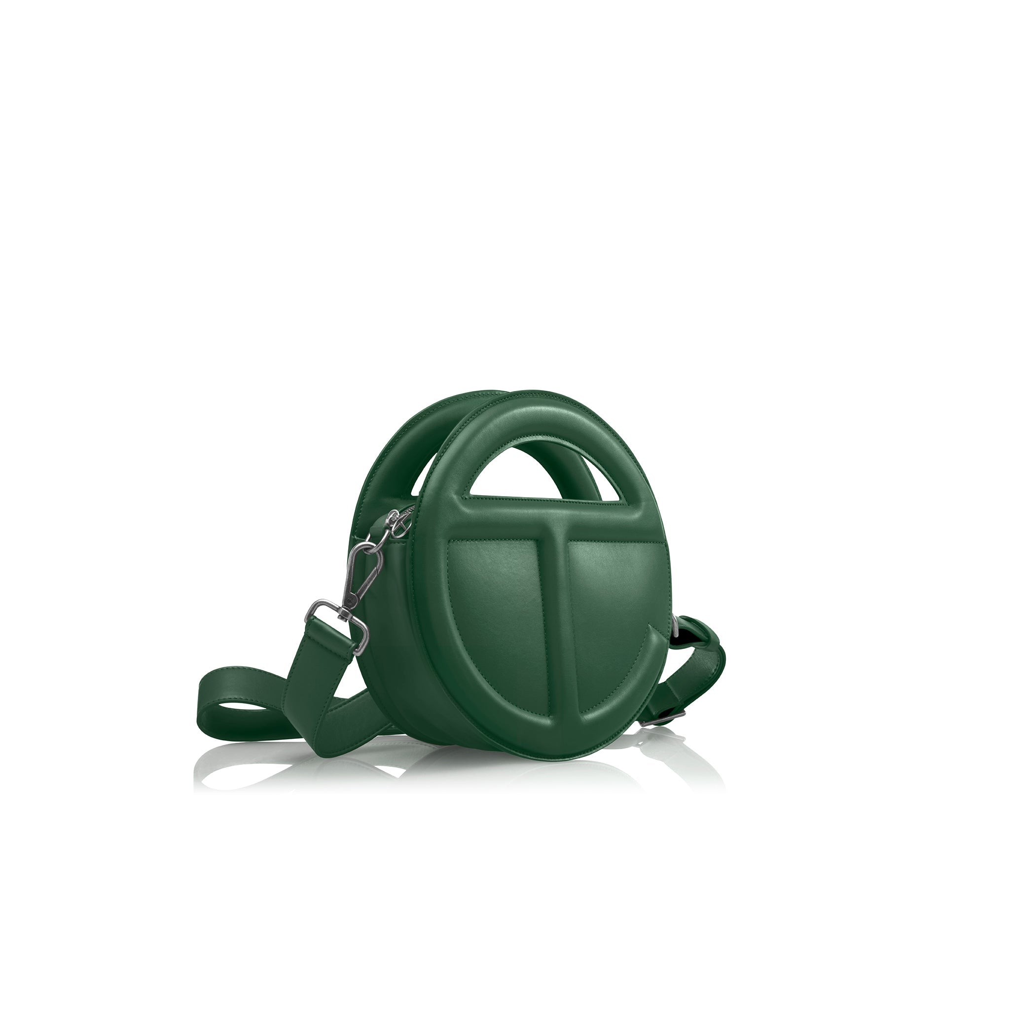 Round Telfar Circle Bag – Dark Olive