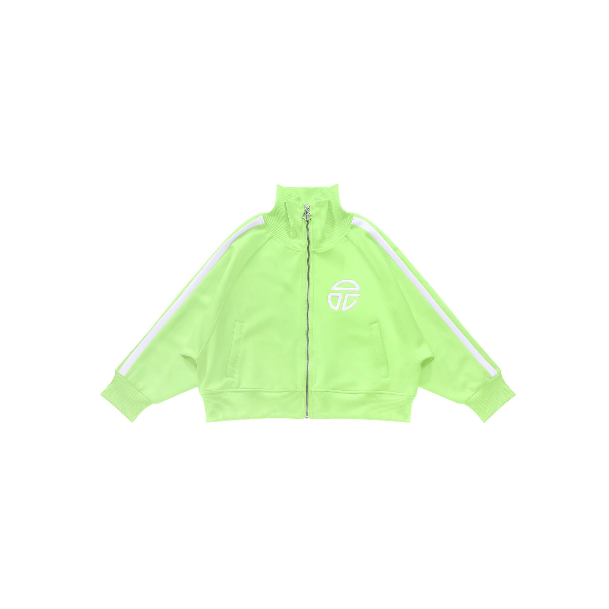 Cropped Track Jacket – Double Mint