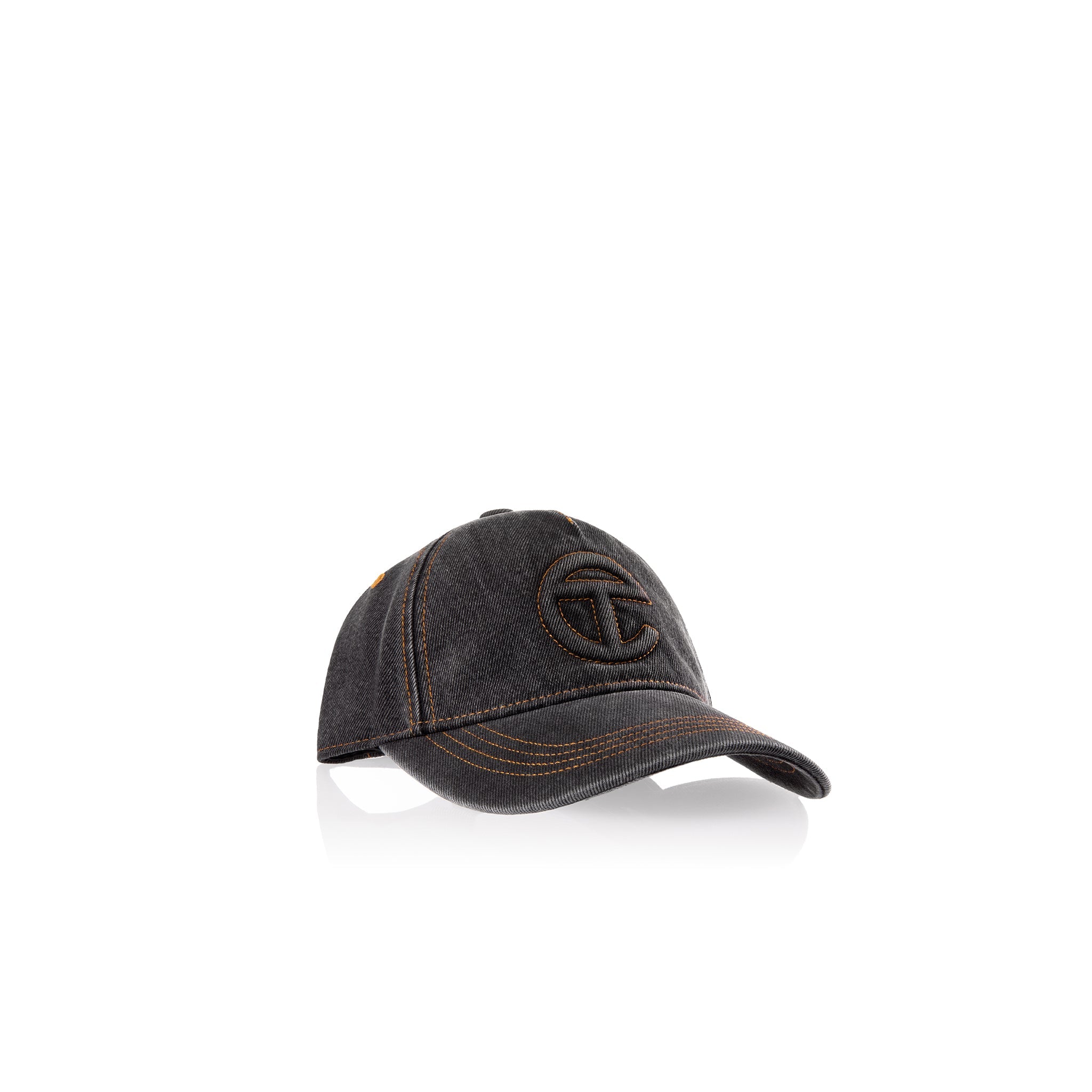 Denim Logo Hat – Black