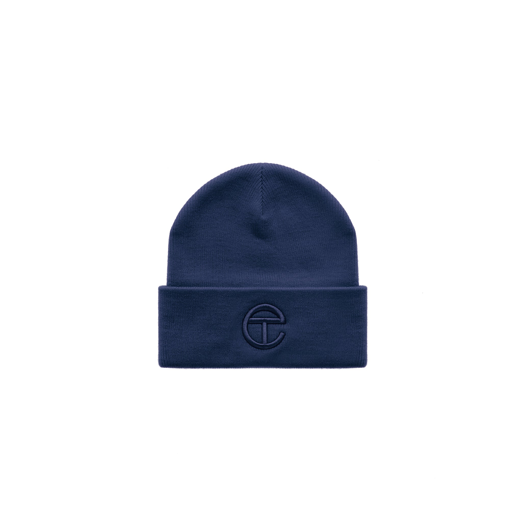 Embroidered Beanie – Navy