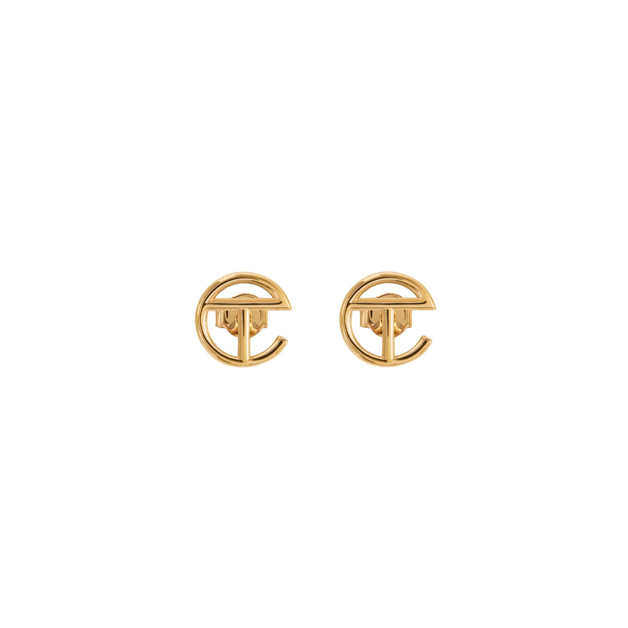 Logo Stud Earring – Gold