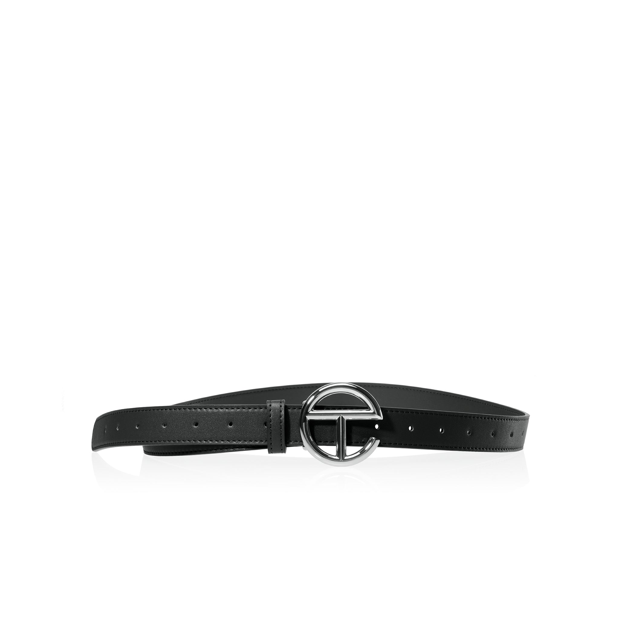 Logo Belt – Silver/Black