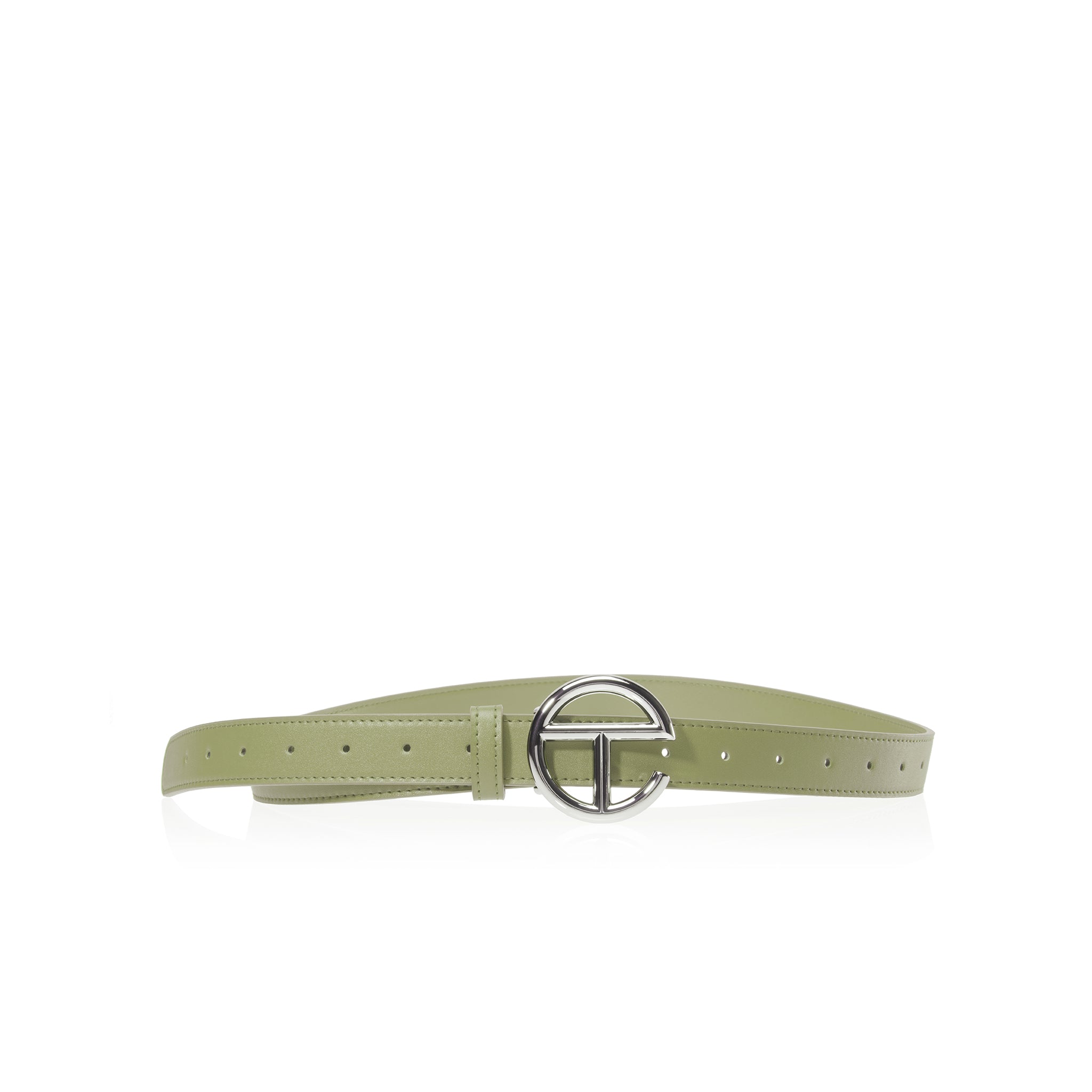 Logo Belt – Silver/Drab