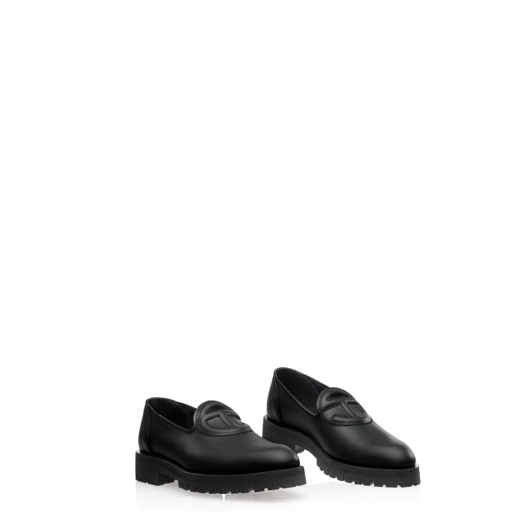 Logo Loafer – Black