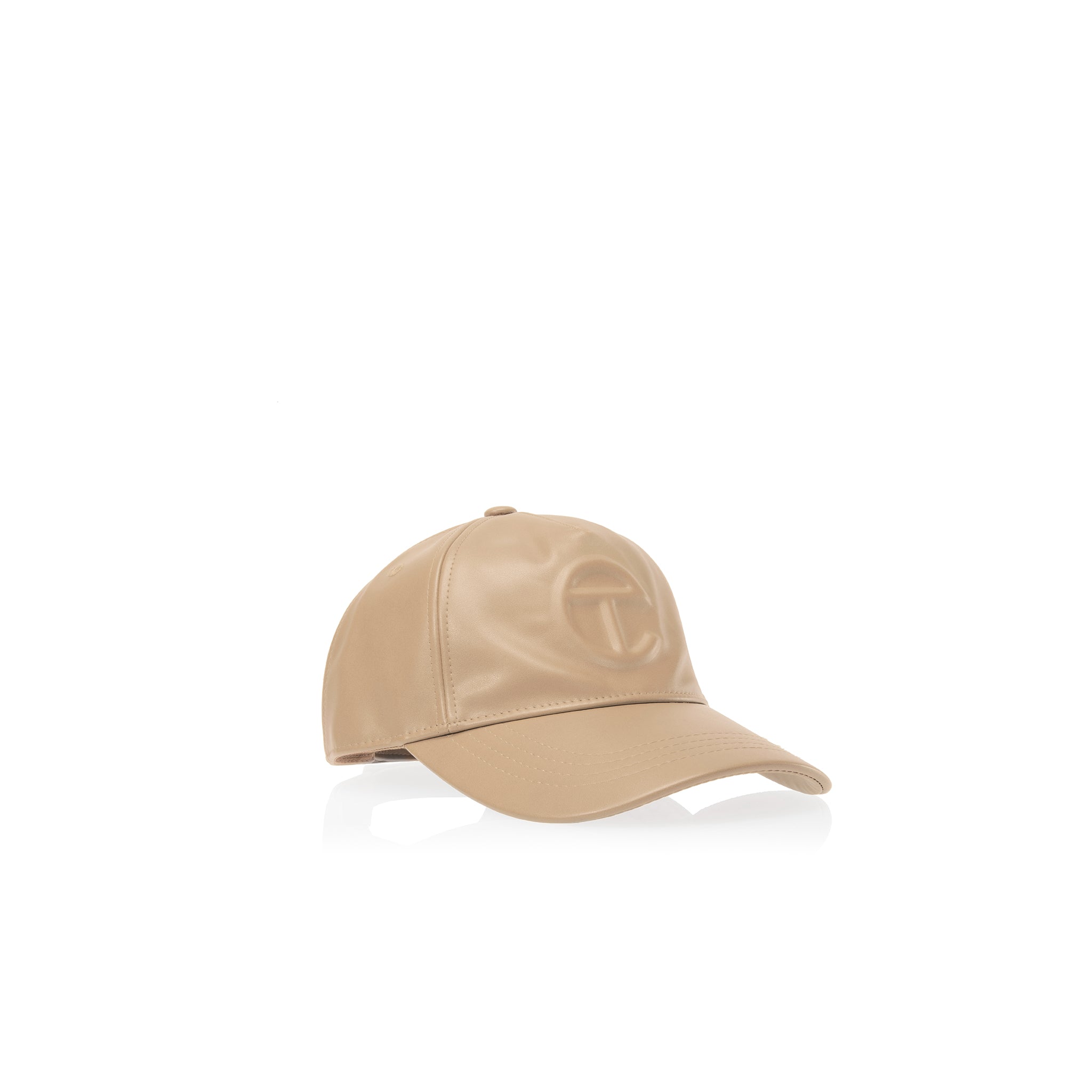 Logo Embossed Hat – Cream