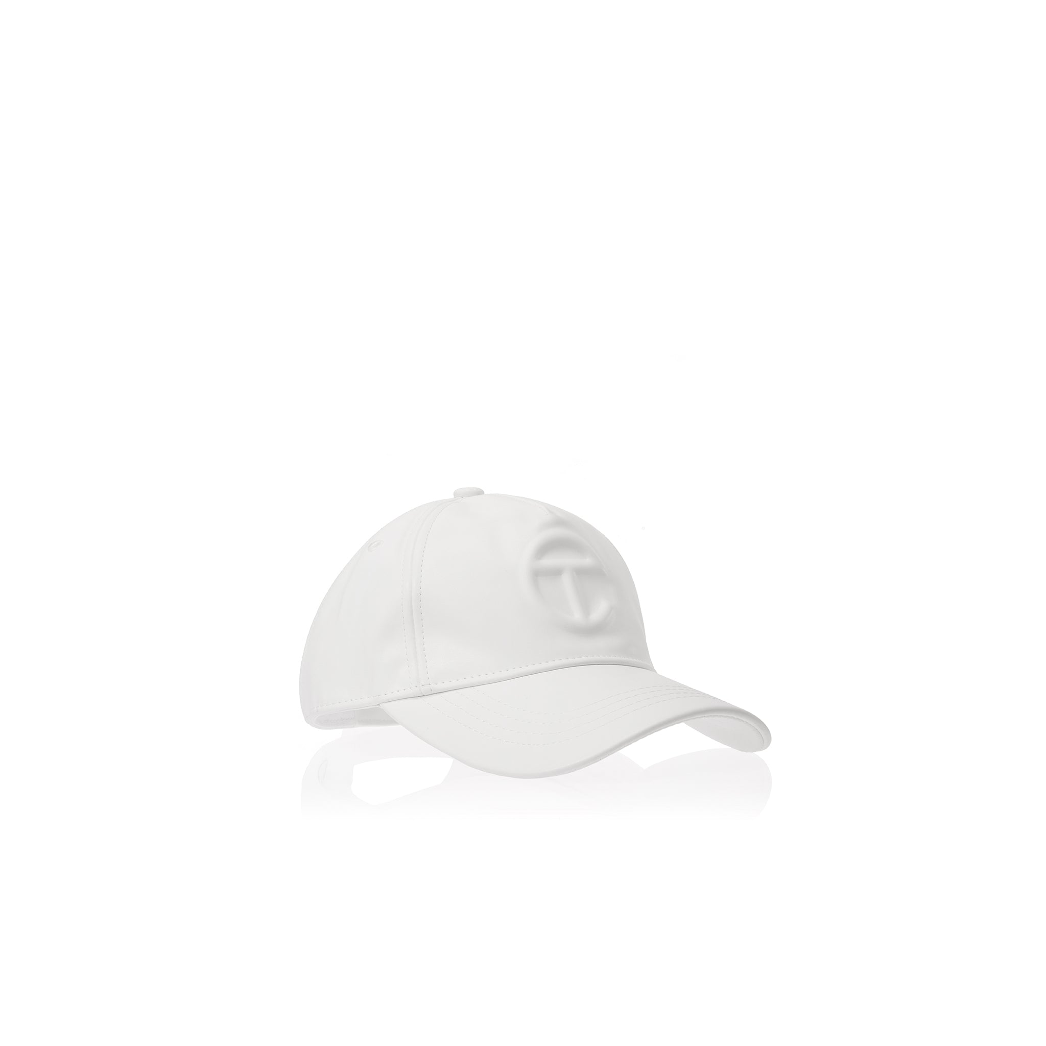 Logo Embossed Hat – White