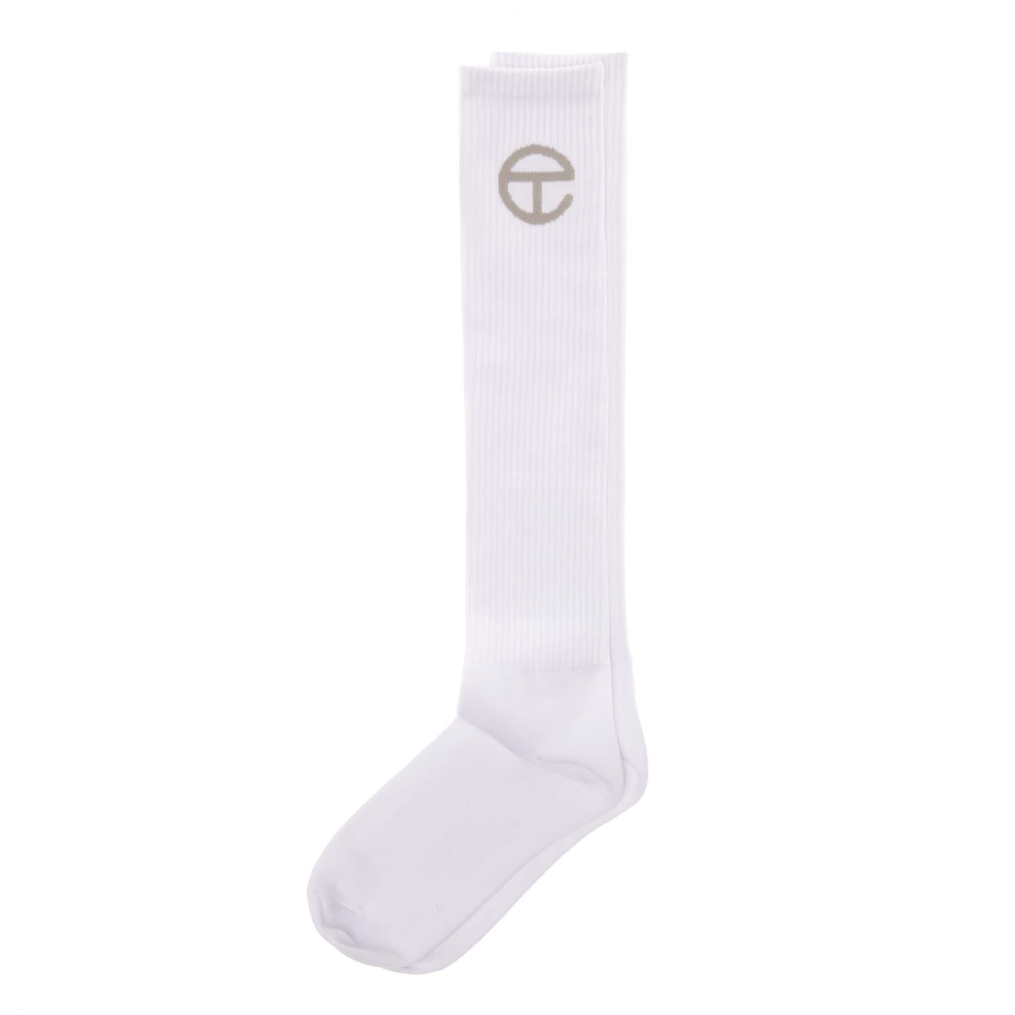 Telfar Logo Socks – White