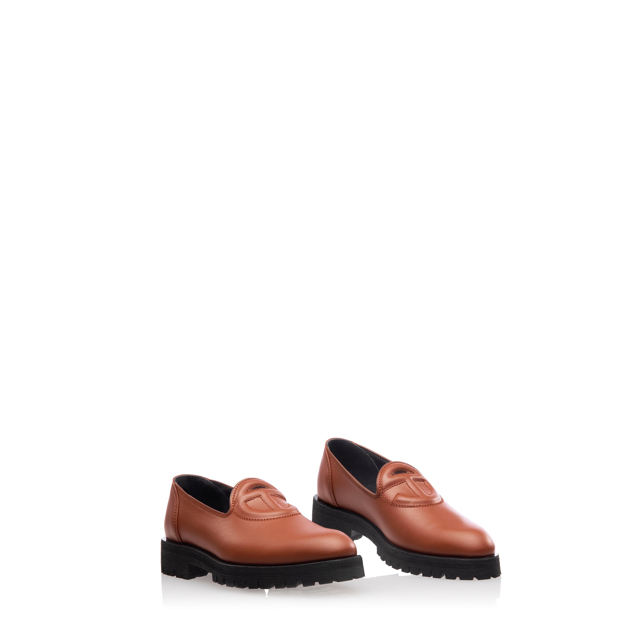 Logo Loafer – Tan