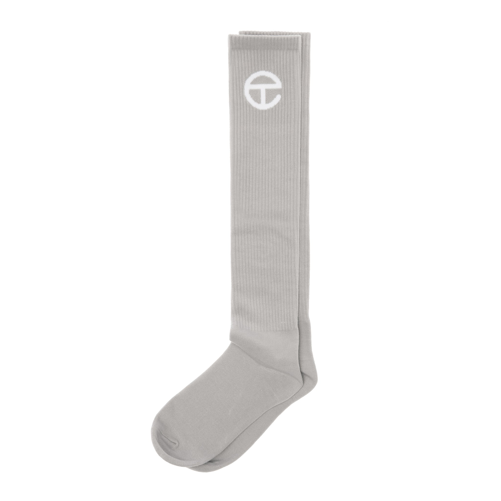 Telfar Logo Socks – Grey