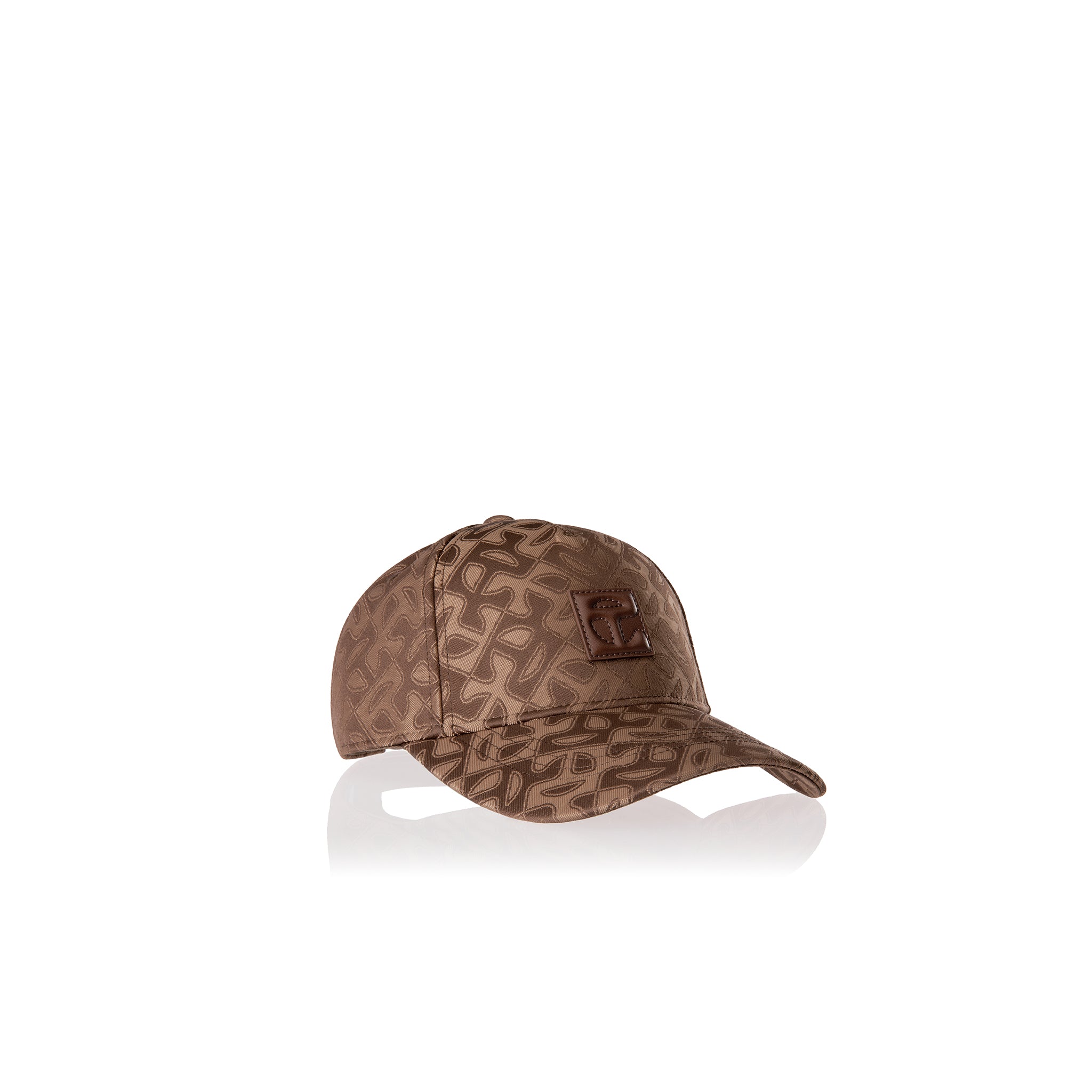 Jacquard Logo Hat – Chocolate Monogram