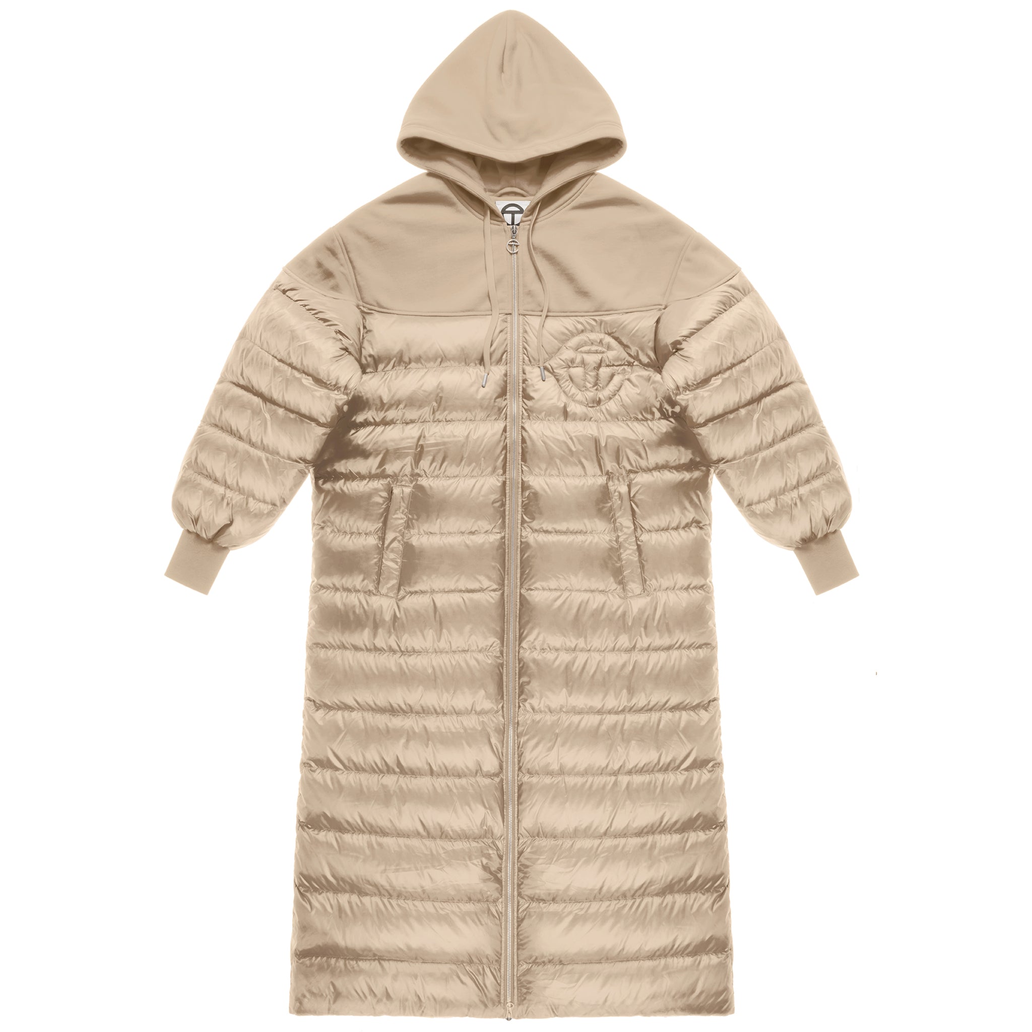 Puff Hoodie Coat – Cream