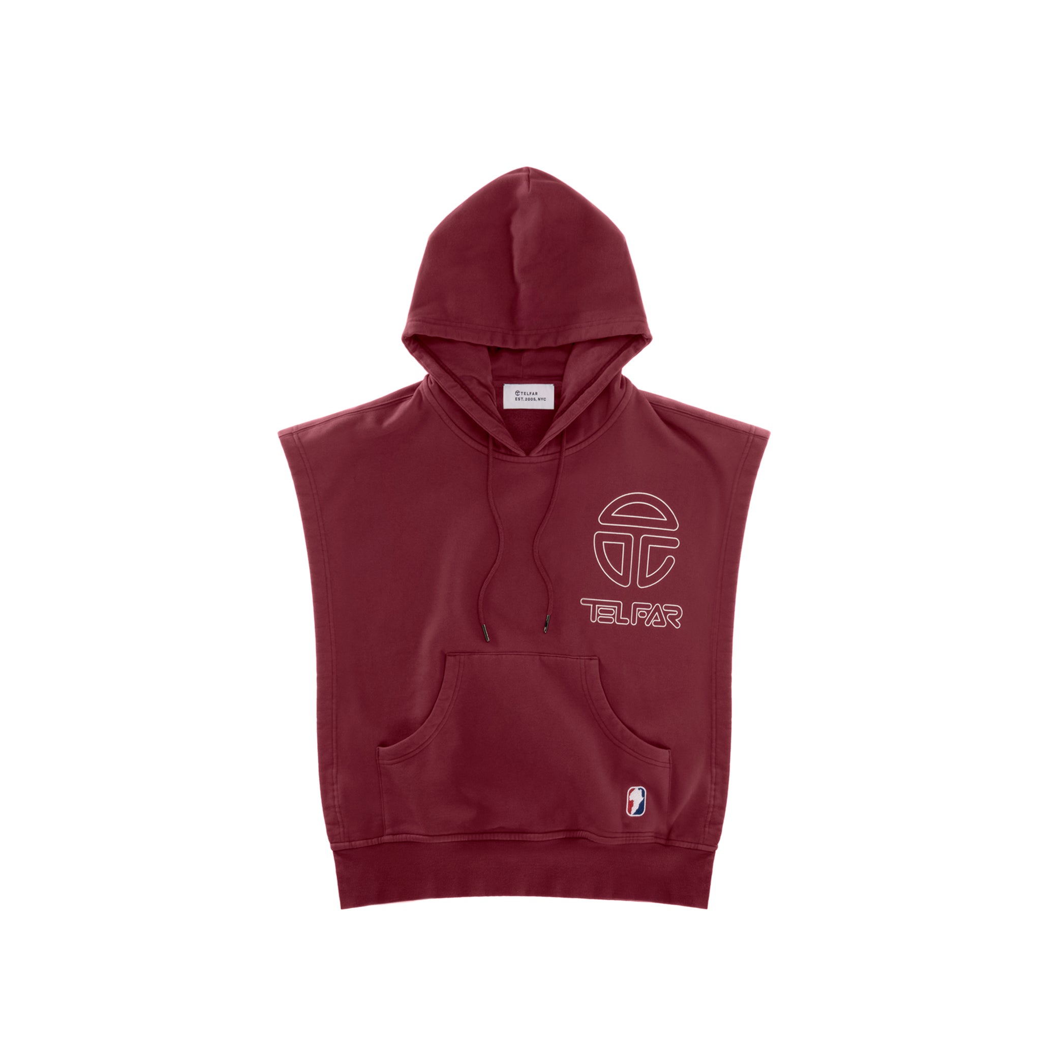 Sideless Hoodie – Oxblood