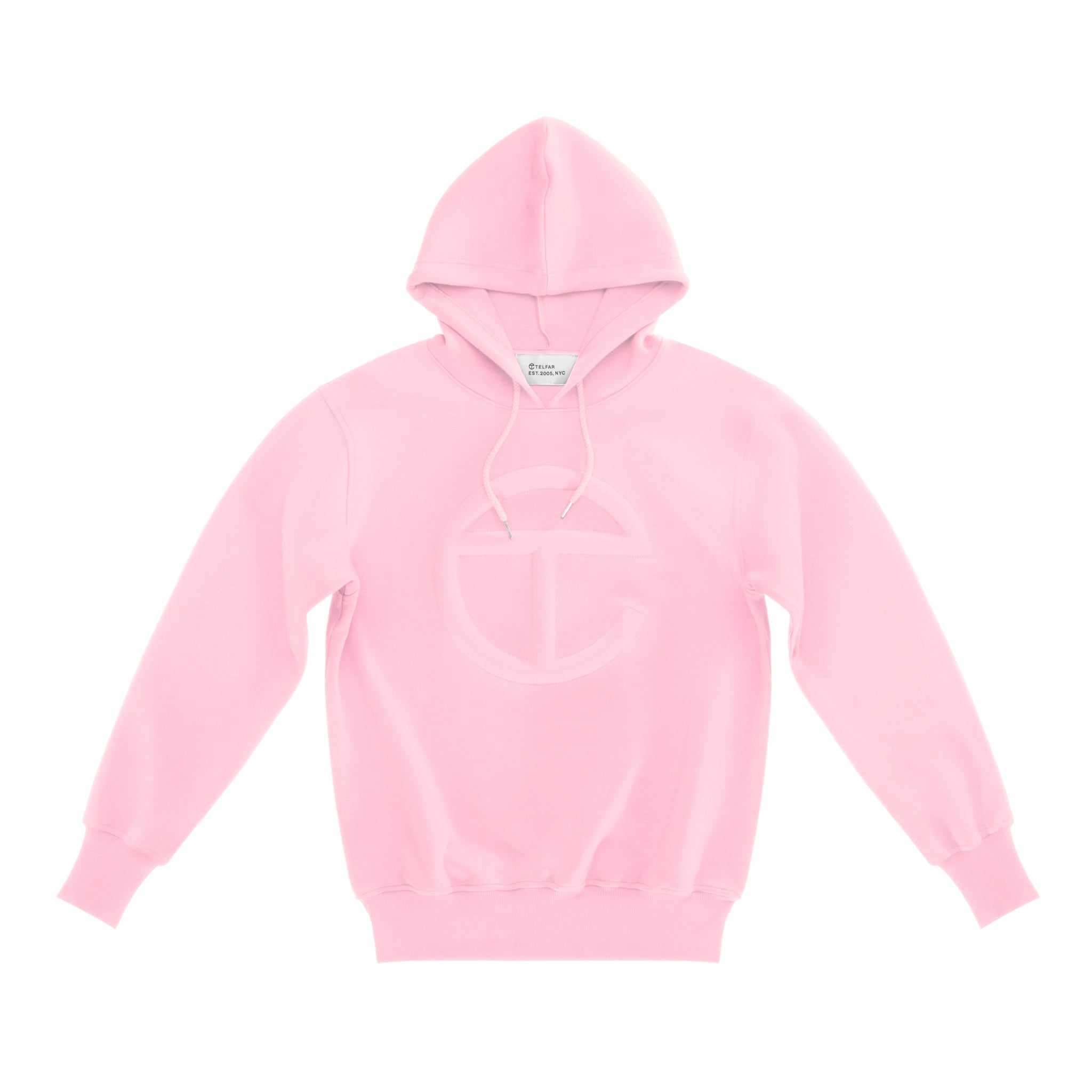 Embossed Hoodie – Bubblegum