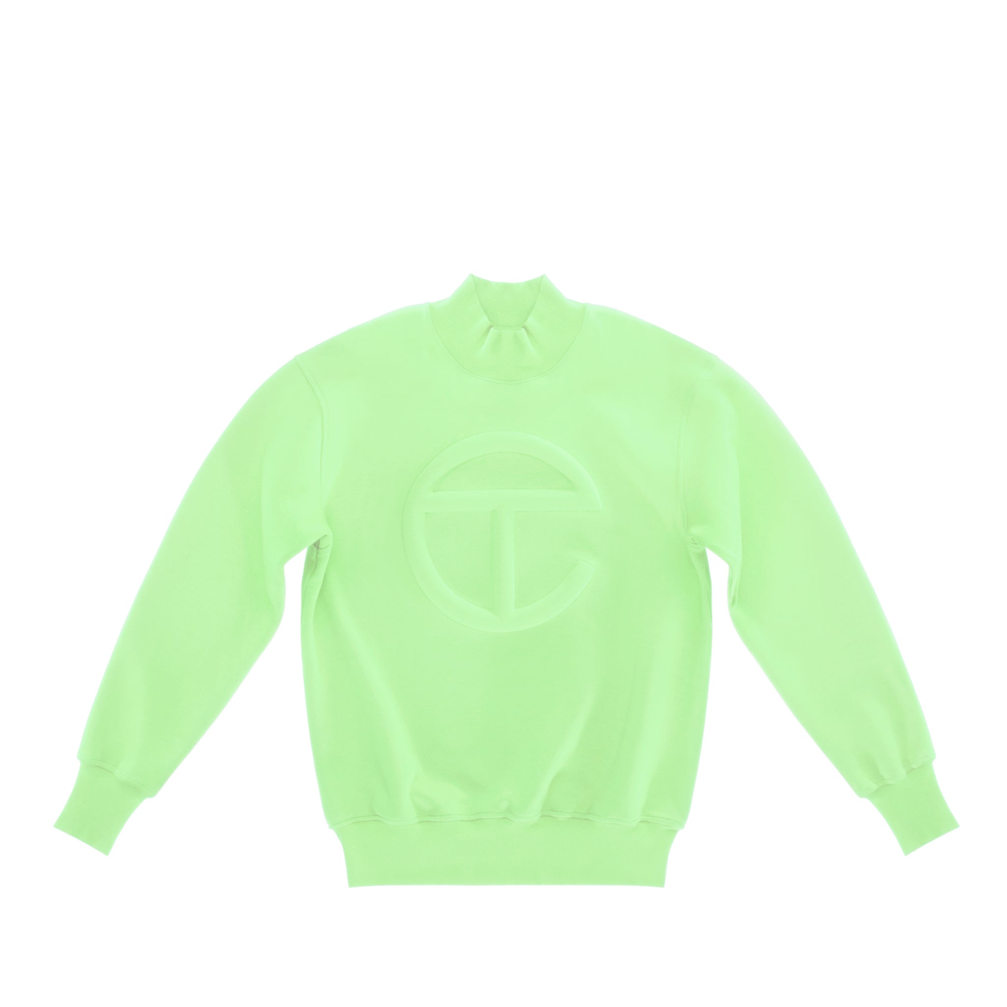 Embossed Mockneck – Double Mint