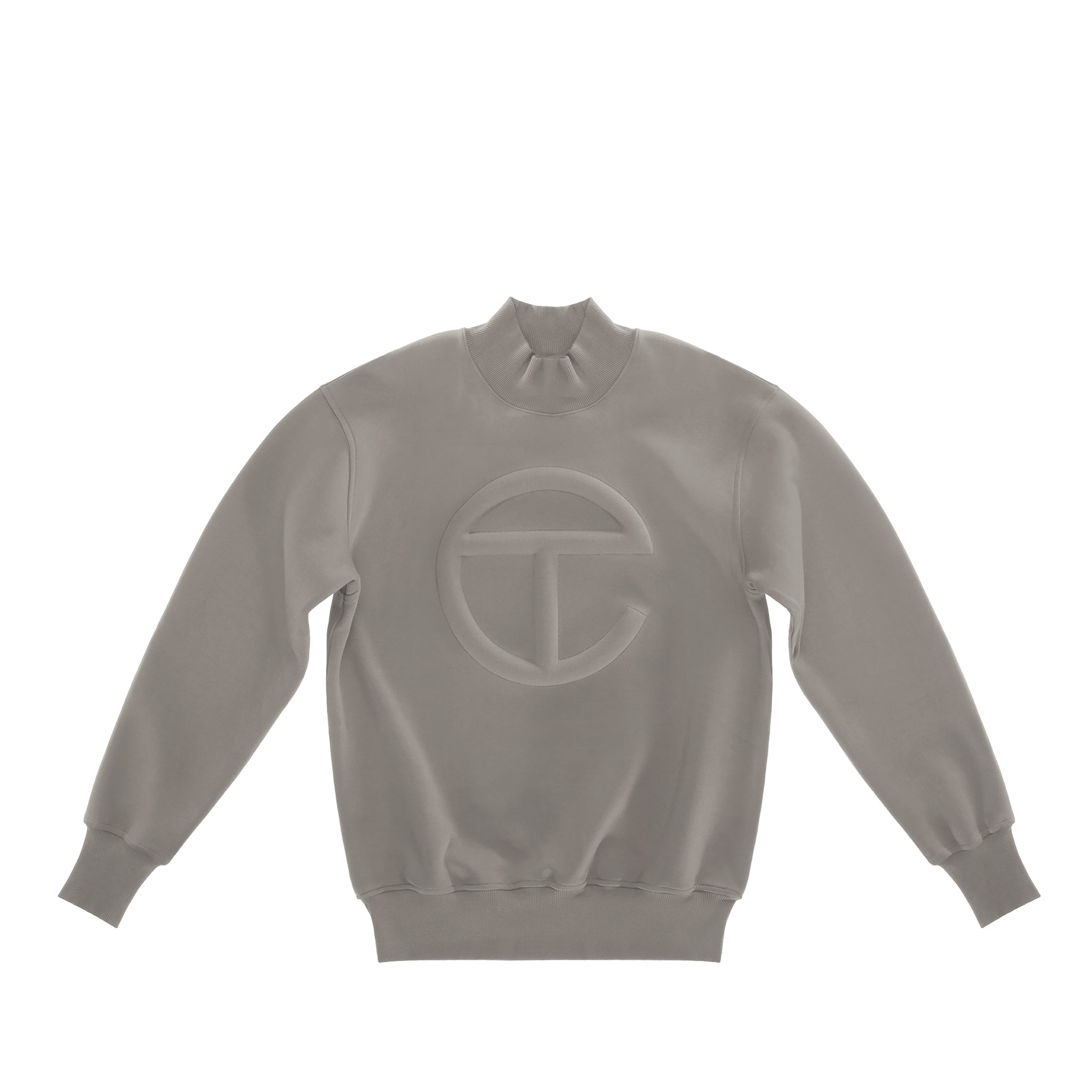 Embossed Mockneck – Grey