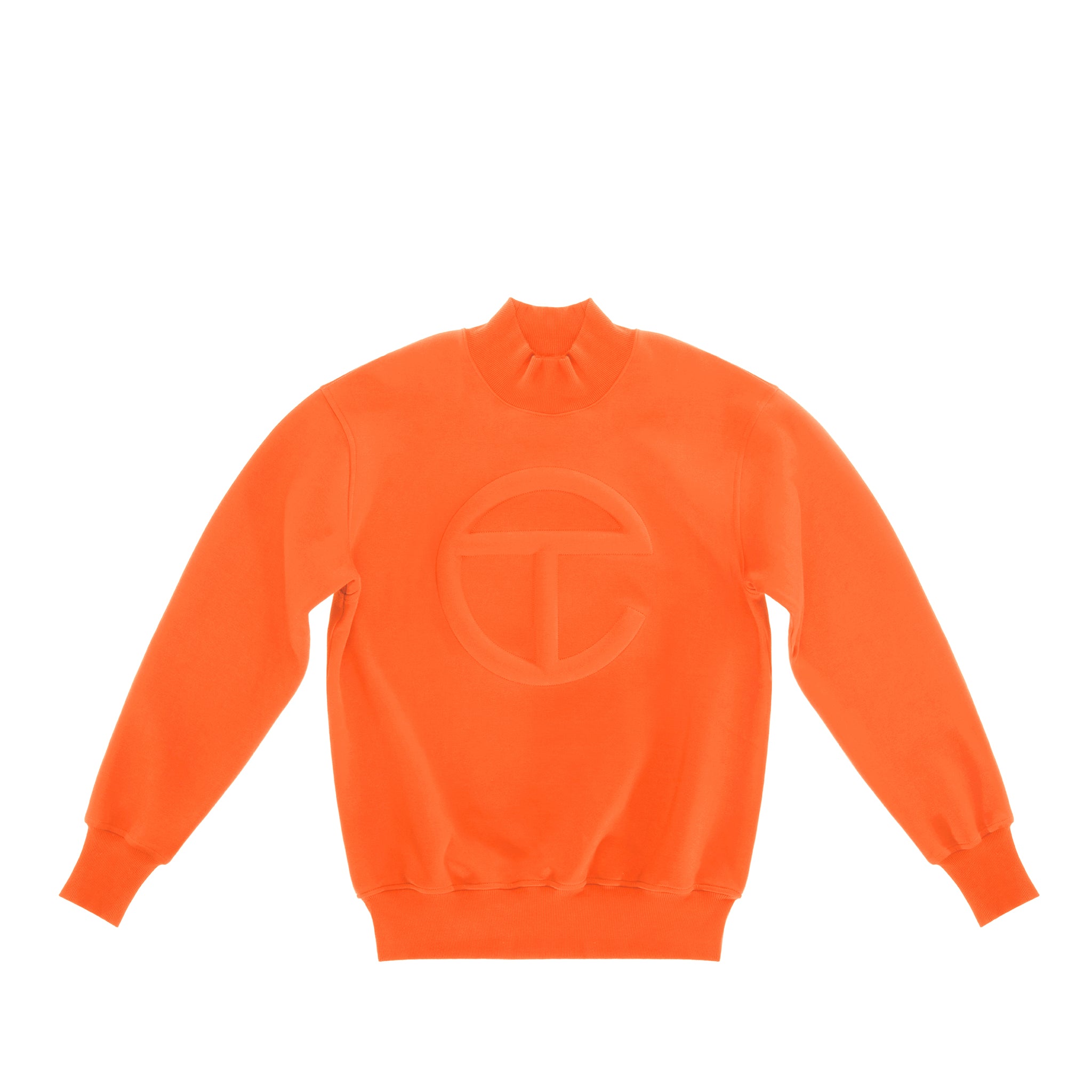 Embossed Mockneck – Orange