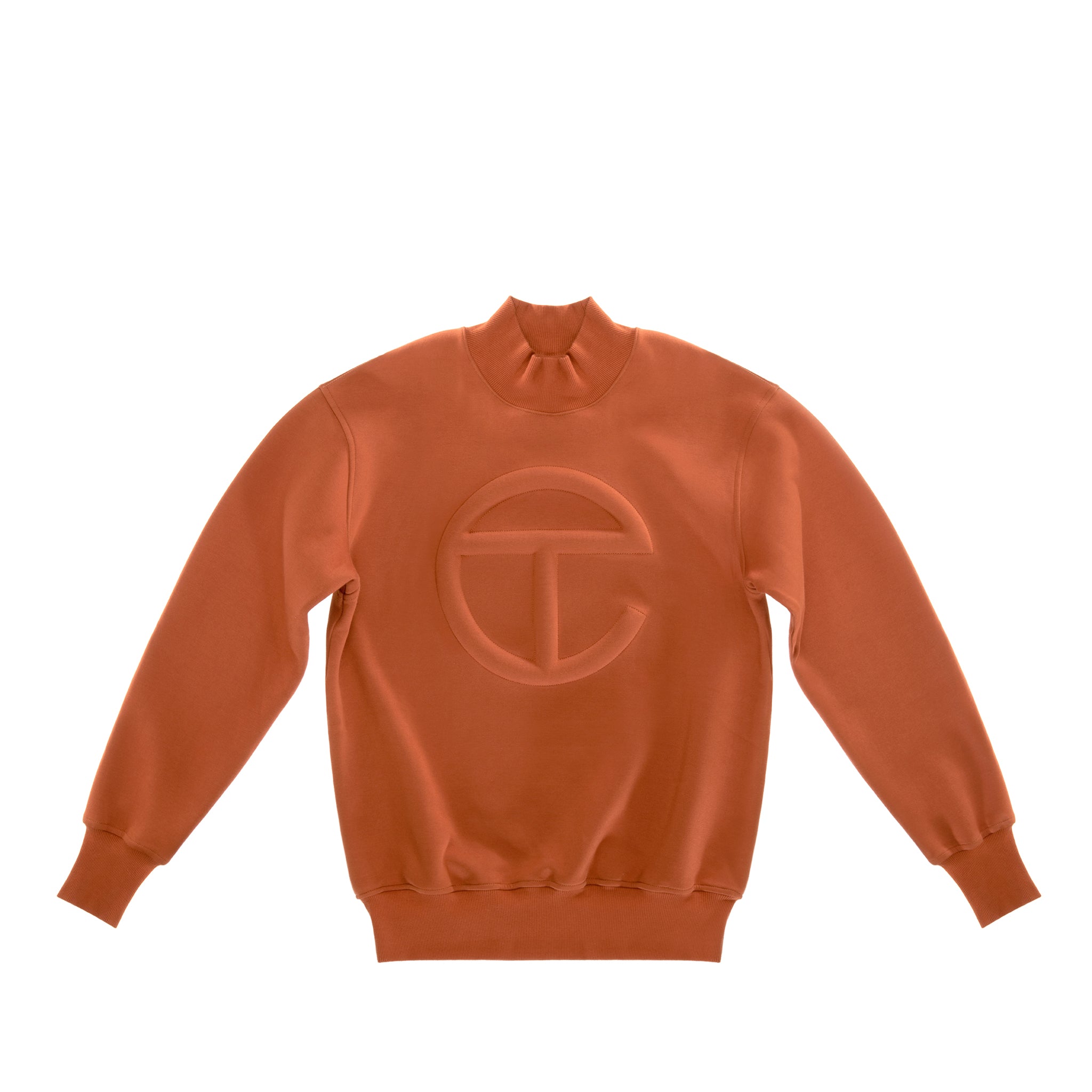 Embossed Mockneck – Tan