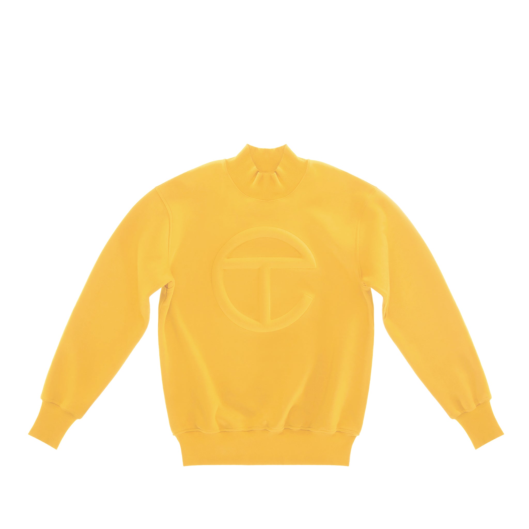 Embossed Mockneck – Yellow