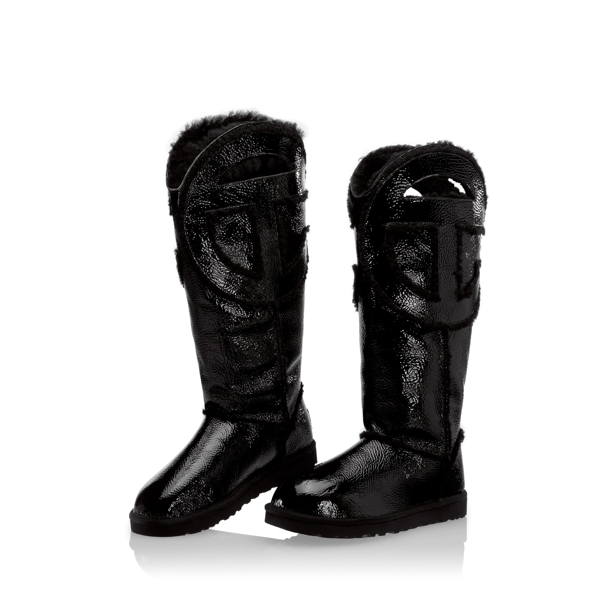 UGG x TELFAR Logo Tall Crinkle – Black