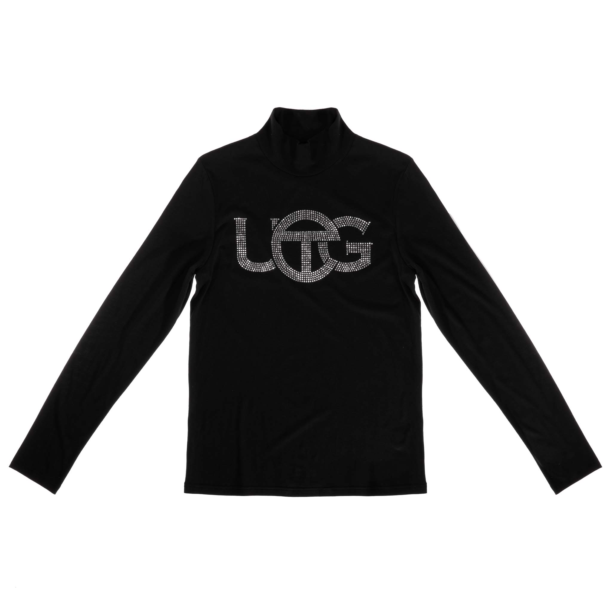 UGG x TELFAR Crystal Logo Mockneck – Black