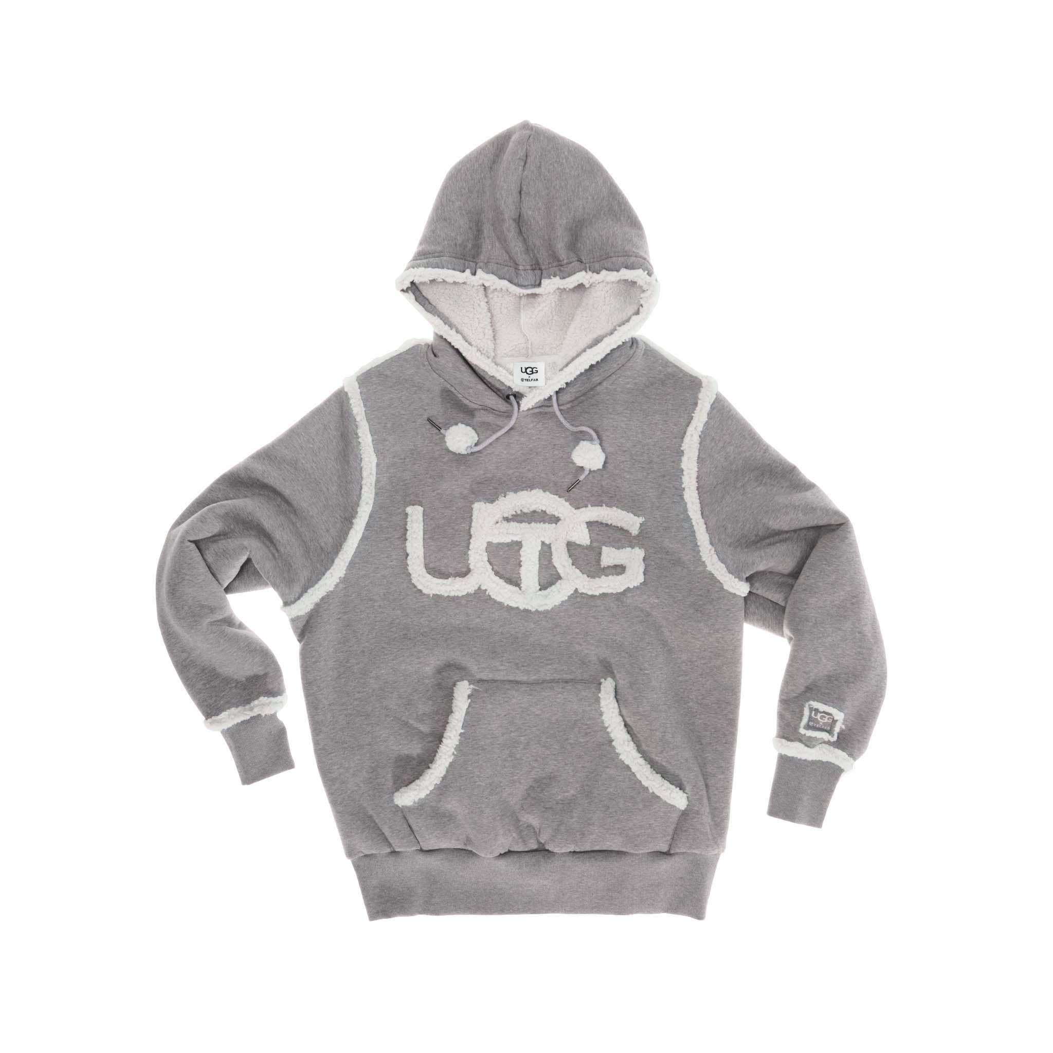 UGG x TELFAR Hoodie – Heather Grey